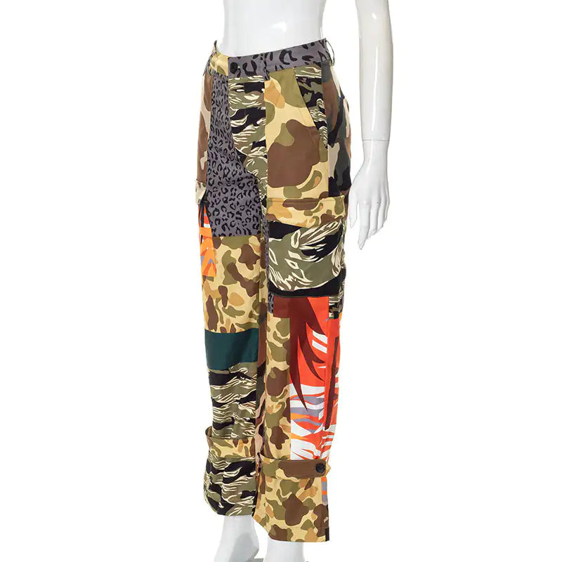 Leading You On Camo Cargo Pants