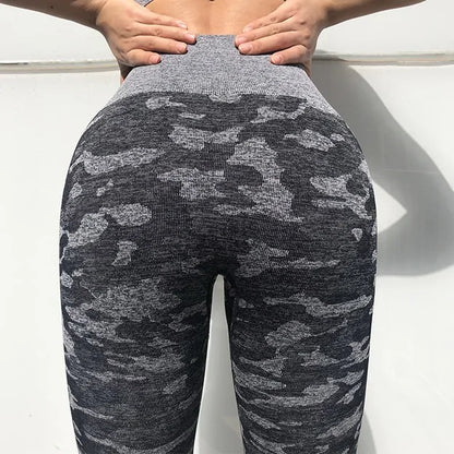 Grey Camo Leggings Chic